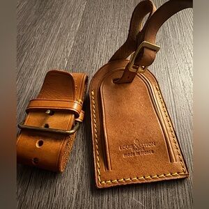 Louis Vuitton Luggage Tag and strap